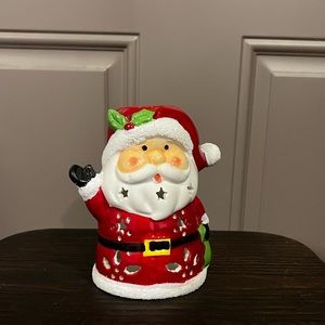 Santa Votive Candle Holder